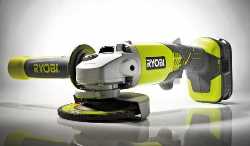 Шліфмашина кутова Ryobi ONE+ R18AG-0 акумуляторна (5133001903)