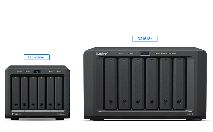 Сетевое хранилище SYNOLOGY DS620slim