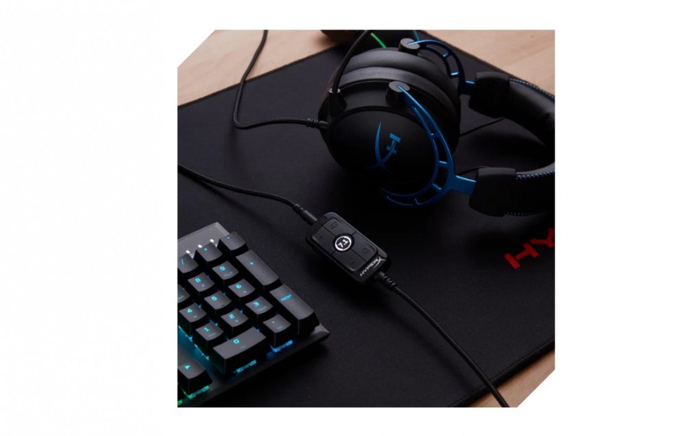 Ігрова гарнітура HyperX Cloud Alpha S 3.5mm/USB, Black/Blue (4P5L3AA)