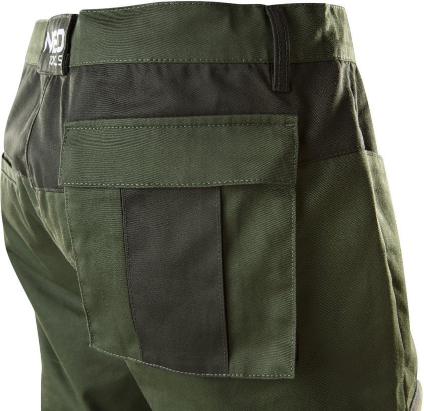 Робочі штани Neo Tools CAMO olive, розмір XL (81-222-XL)