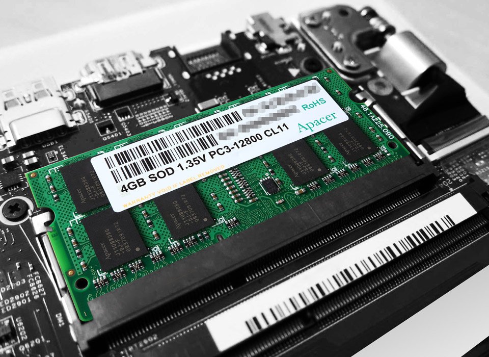 Пам’ять для ноутбука APACER DDR3 1600 8GB 1.35V (DV.08G2K.KAM)