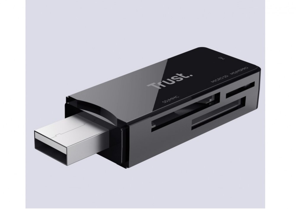 Кардридер Trust Nanga USB 3.2 Black (21935_TRUST)