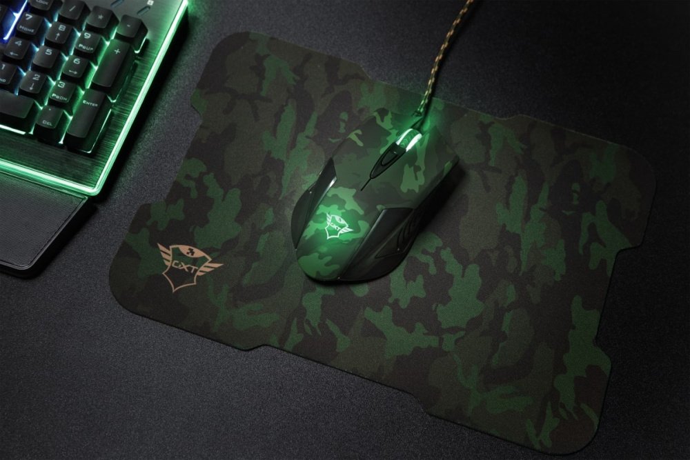 Миша+килимок Trust GXT781 RIXA CAMO MOUSE & PAD (23611_TRUST)