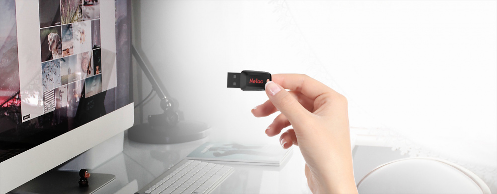 Накопичувач Netac USB 2.0 32GB U197 (NT03U197N-032G-20BK)