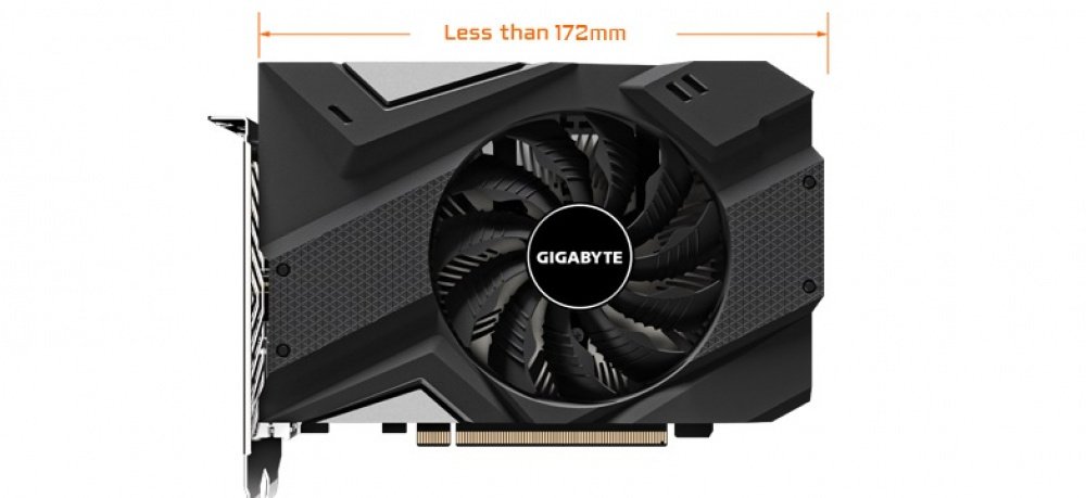 Відеокарта GIGABYTE GeForce GTX1650 4GB DDR6 128bit DP-HDMI-DVI D6 OC