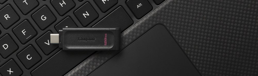 Накопичувач USB-C 3.2 KINGSTON DT70 128GB (DT70/128GB)