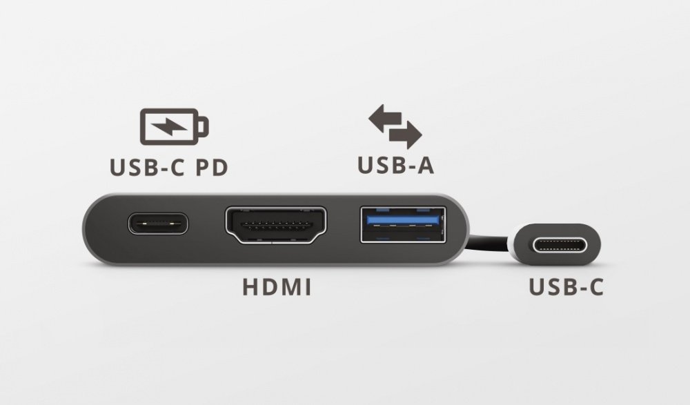 USB-хаб Trust Dalyx Aluminium 3-in-1 Multiport USB-C Adapter (23772_TRUST)