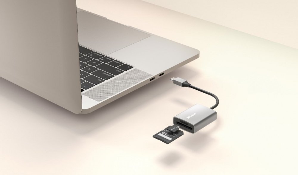 Кардридер Trust Dalyx Fast USB-C Aluminium (24136_TRUST)