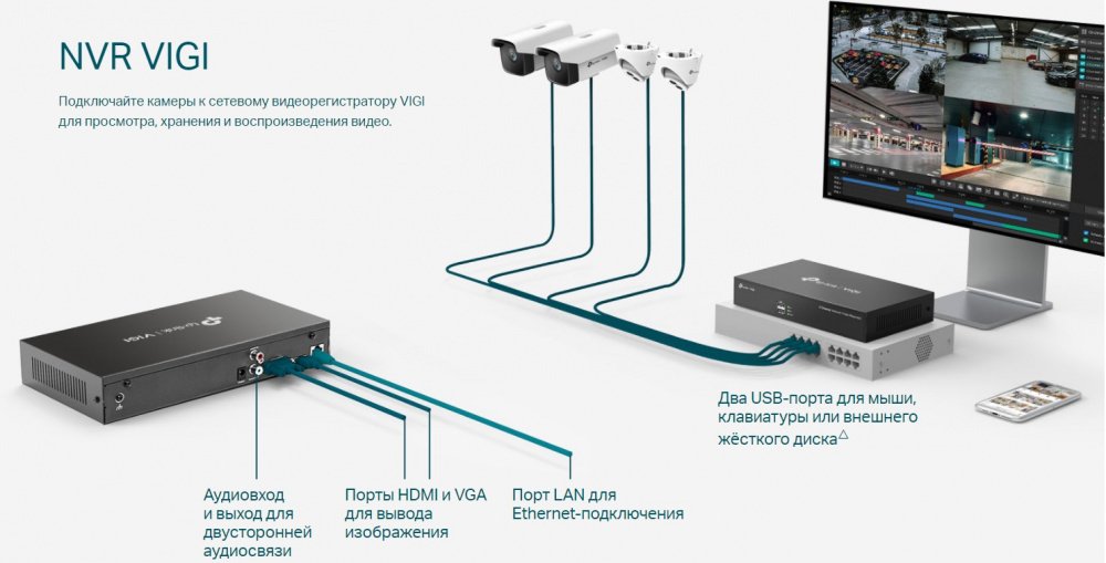 IP-відеореєстратор TP-LINK VIGI NVR1008H (VIGI-NVR1008H)