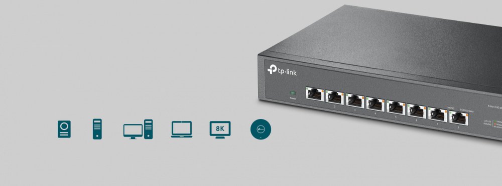 Комутатор TP-LINK TL-SX1008