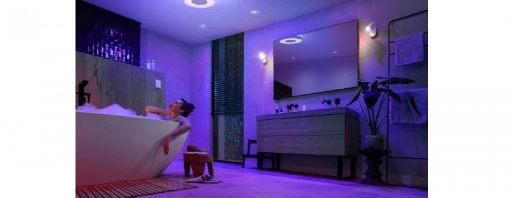 Настільний світильник Philips Hue Bloom, 2000K-6500K, Color, Bluetooth, з регулюванням яскравості світла, чорний