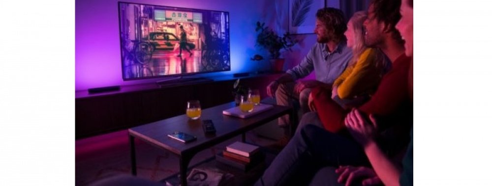 Панель освітлення Philips Hue Play, Color, з регулюванням яскравості світла