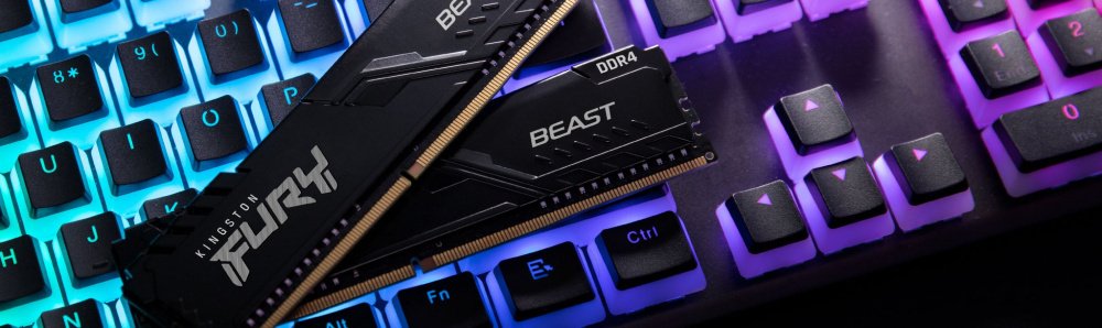 Пам’ять для ПК Kingston DDR4 2666 16GB KIT (8GBx2) Kingston Fury Beast (KF426C16BBK2/16)