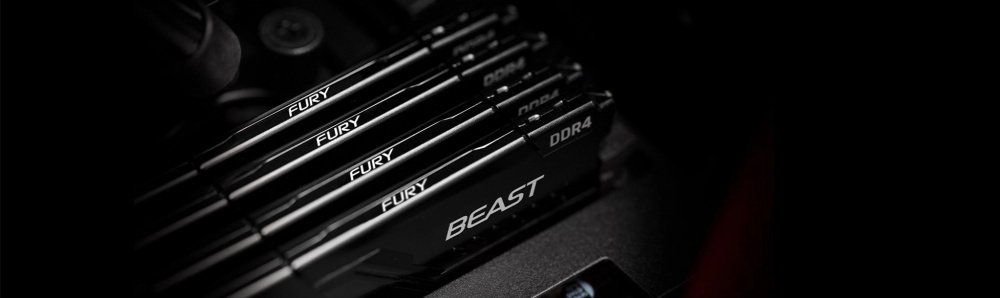 Пам’ять для ПК Kingston DDR4 2666 16GB KIT (8GBx2) Kingston Fury Beast (KF426C16BBK2/16)