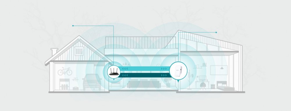 Повторитель Wi-Fi сигнала TP-LINK RE230 AC750 1хFE LAN