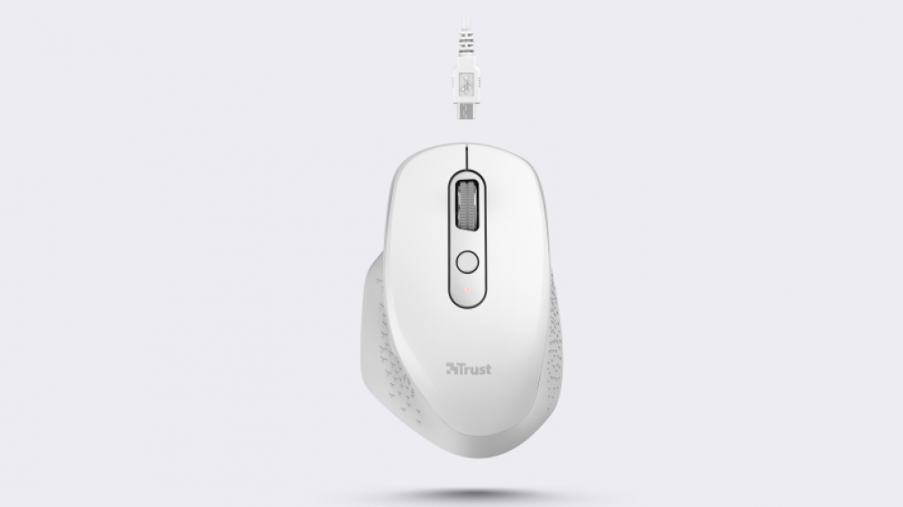 Миша Trust Ozaa Rechargeable WL White (24035_TRUST)