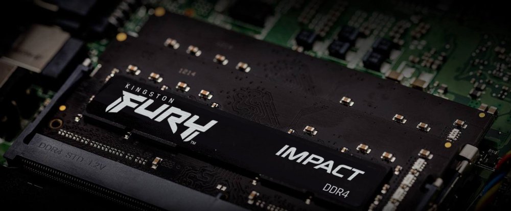 Пам’ять для ноутбука Kingston DDR4 2666 16GB SO-DIMM FURY Impact (KF426S16IB/16)