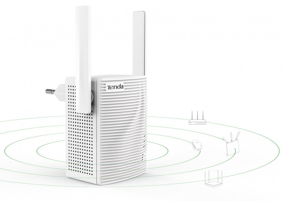 Розширювач WiFi-покриття TENDA A15 AC750, 2x2dBi