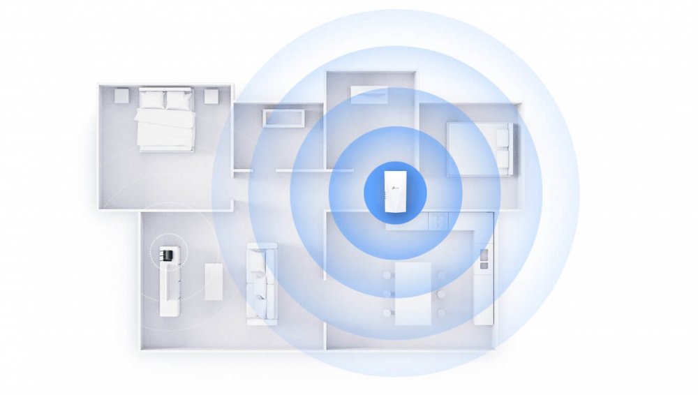 Повторювач Wi-Fi сигналу TP-LINK RE500X AX1500 1хGE LAN MESH