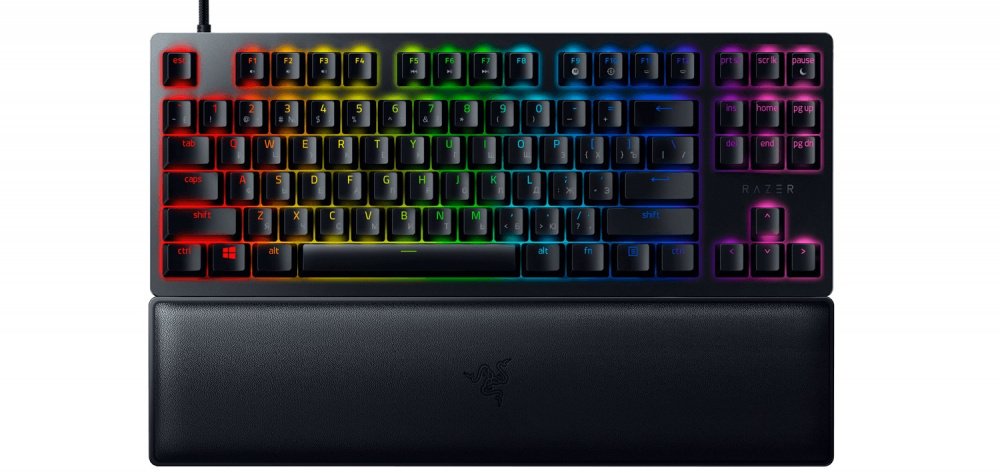 Ігрова клавіатура Razer Huntsman V2 Purple Switch RU Black (RZ03-03931300-R3R1)