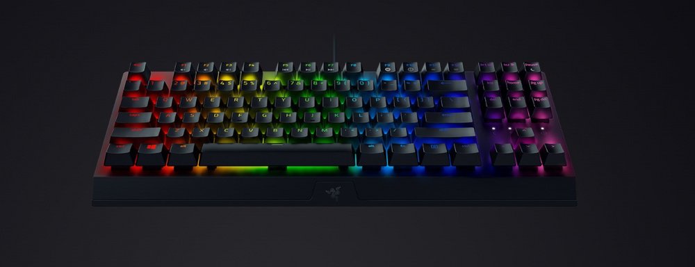 Ігрова клавіатура Razer BlackWidow V3 Tenkeyless Green Switch USB RGB, Black (RZ03-03490700-R3R1)