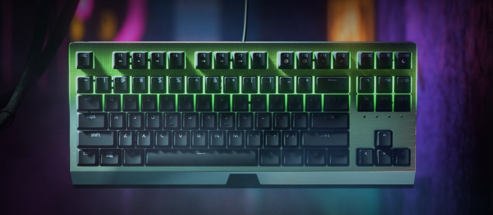 Ігрова клавіатура Razer BlackWidow V3 Tenkeyless Green Switch USB RGB, Black (RZ03-03490700-R3R1)