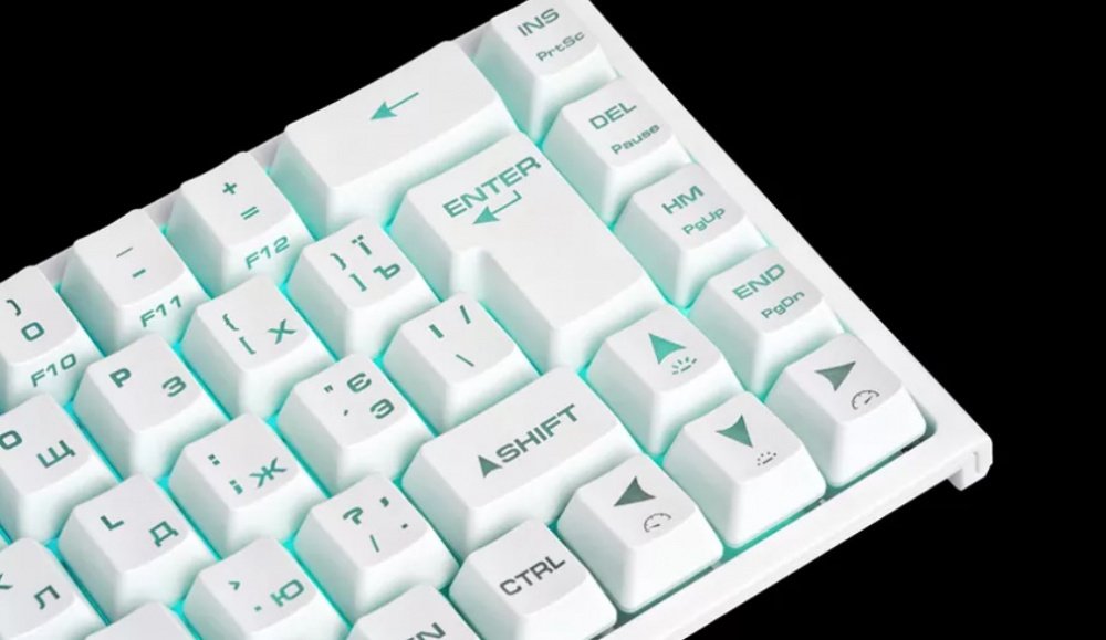 Клавіатура ігрова 2E Gaming KG350 RGB White (2E-KG350UWT)