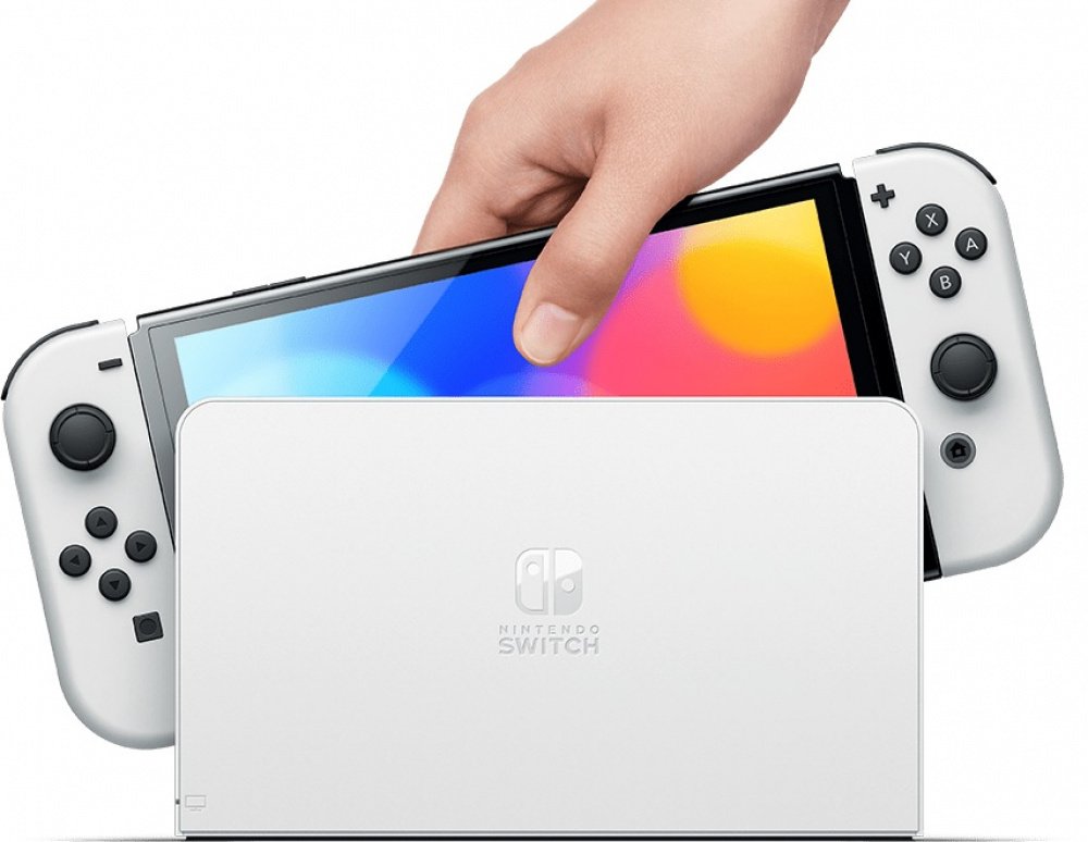 Ігрова консоль Nintendo Switch OLED (червоний/синій)