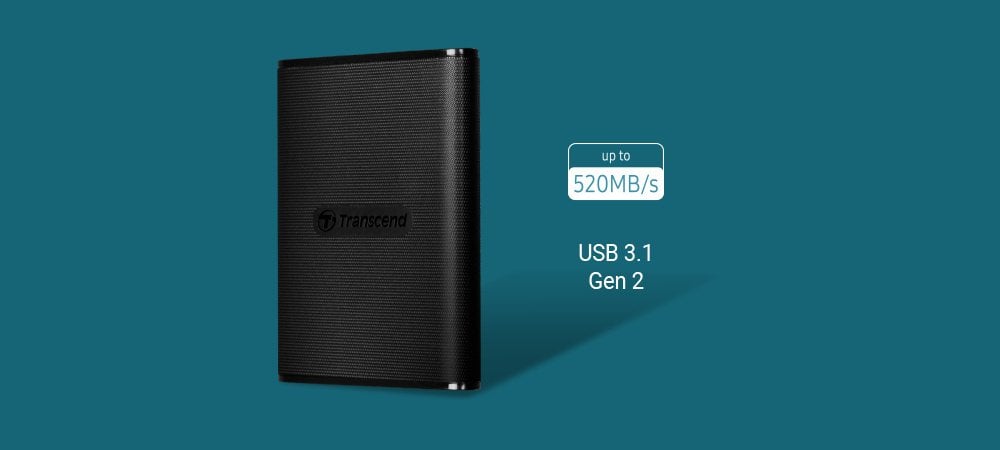 Портативний SSD TRANSCEND 1TB USB 3.1 Gen 2 Type-C ESD270C (TS1TESD270C)