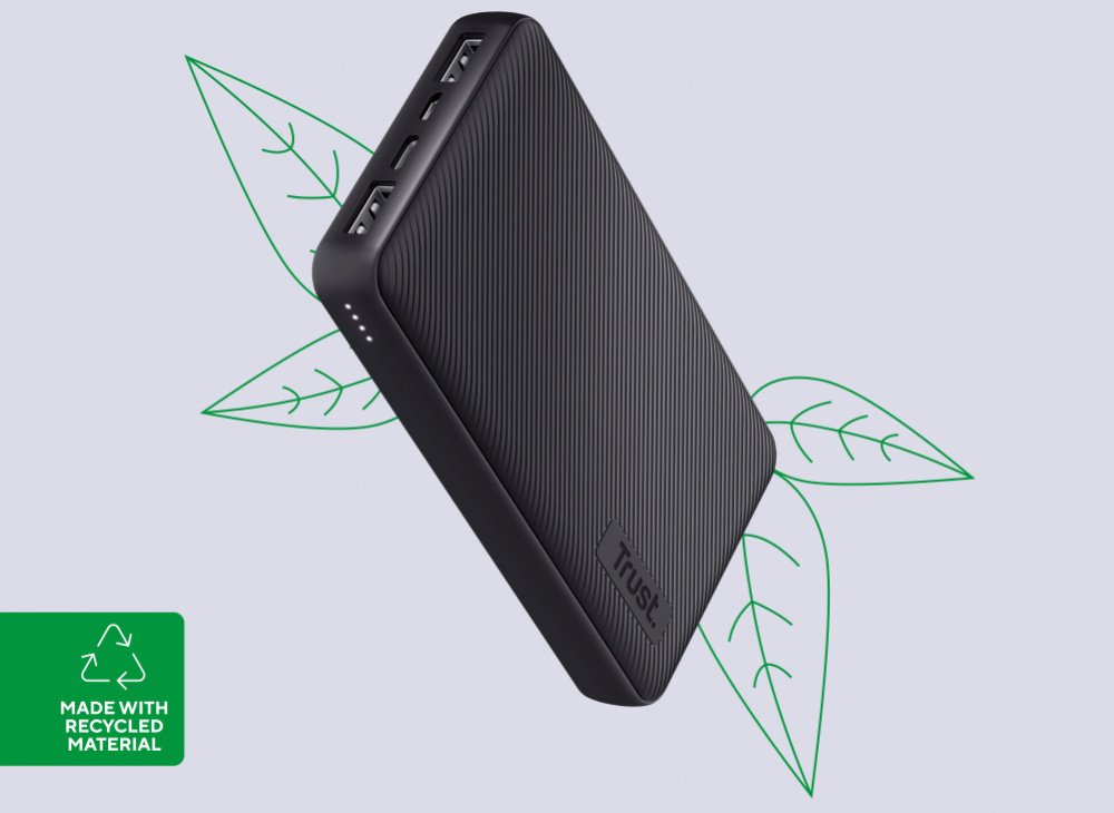 Портативний акумулятор Trust Primo Eco 20000 mAh Black (24676_TRUST)