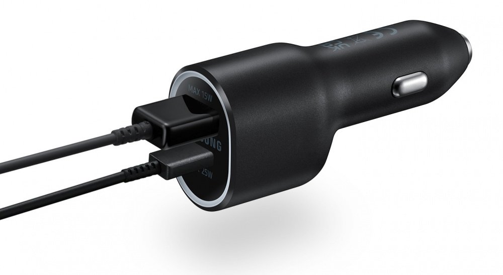 Автомобільний зарядний пристрій Samsung 40W Car Charger (w/o Cable) Black (EP-L4020NBEGRU)