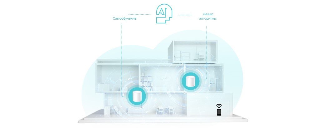 Маршрутизатор TP-LINK DECO X50 1PK AX3000 3xGE LANWAN MU-MIMO OFDMA MESH