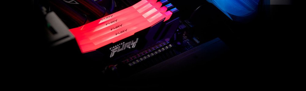 Оперативна пам’ять ПК Kingston DDR5 16GB 6000 FURY Renegade RGB (KF560C32RSA-16)