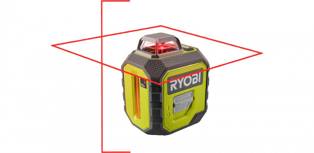 Нівелір лазерний Ryobi RB360RLL, 20 М, 360° (5133005309)