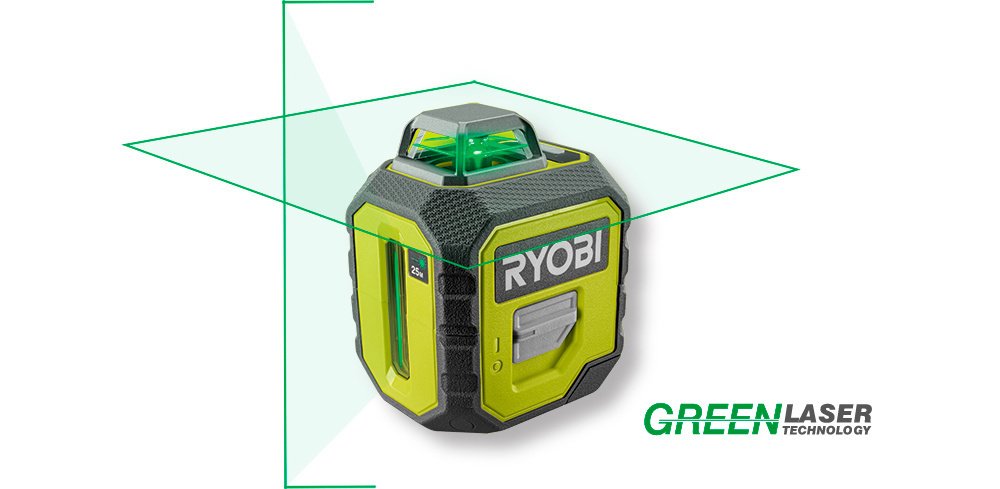 Нівелір лазерний Ryobi RB360GLL, 25 М, 360° (5133005310)