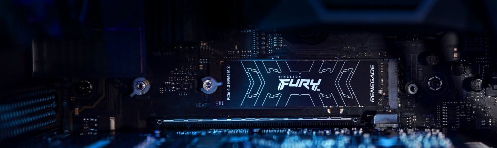 Накопитель SSD Kingston M.2 1TB PCIe 4.0 Fury Renegade + радиатор