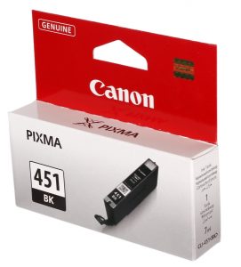 Картридж струменевий CANON CLI-451Bk PIXMA MG5440/MG6340 (6523B001)