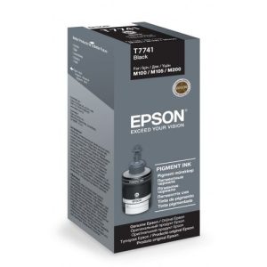 Контейнер с чернилами Epson T7741 EcoTank M100/M105/M205 black pigm