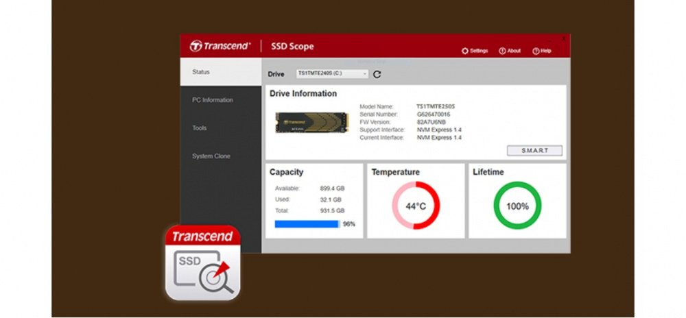 Накопичувач SSD Transcend M.2 2TB PCIe 4.0 MTE250S