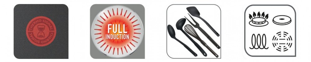 Набір посуду Tefal Daily Cook, 11 предметів (G713SB45)