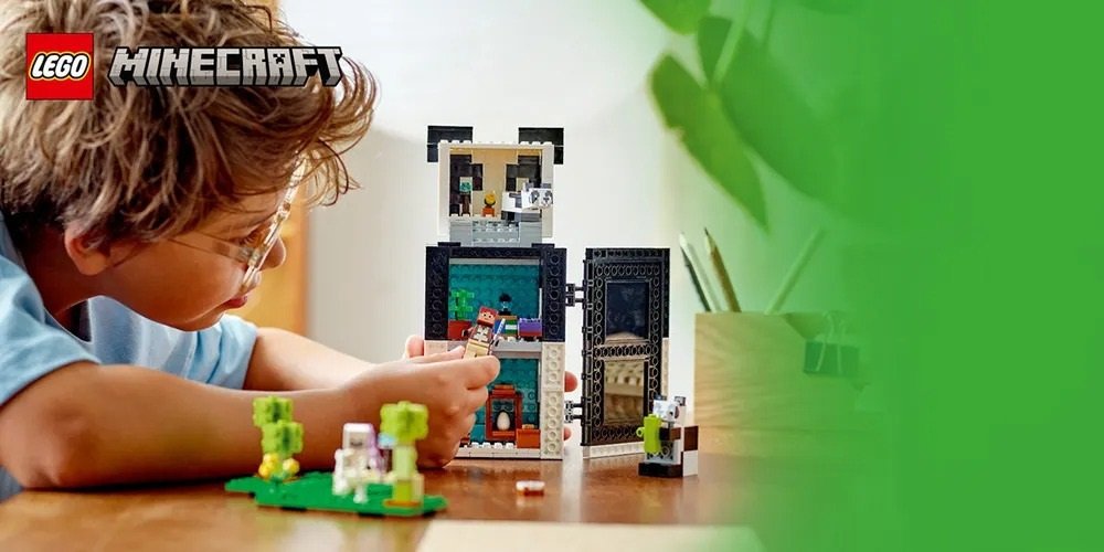 LEGO 21245 Minecraft квартира панди