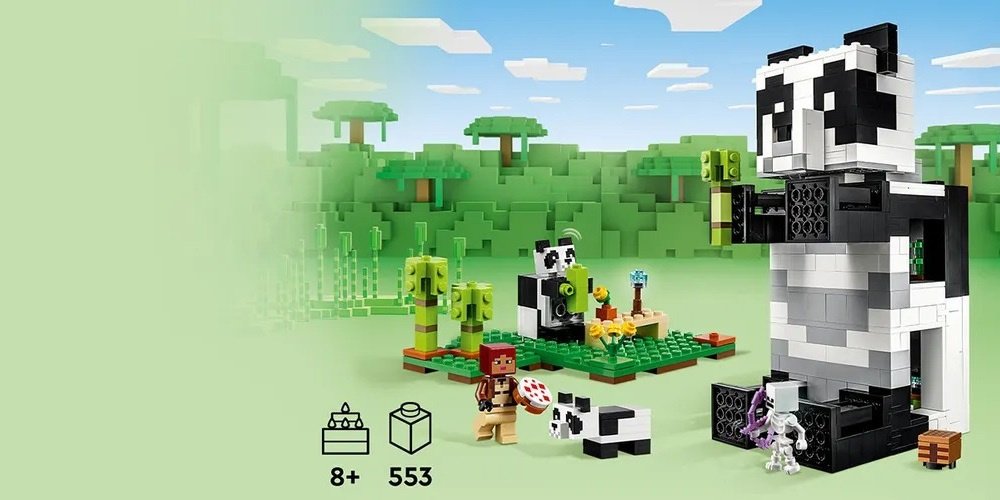 LEGO 21245 Minecraft квартира панди