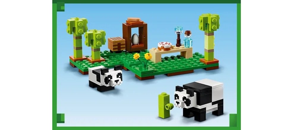 LEGO 21245 Minecraft квартира панди