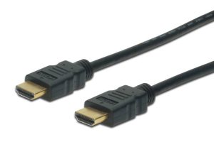 Кабель Digitus HDMI High Speed + Ethernet (AM/AM) 3.0m, Black (AK-330114-030-S)