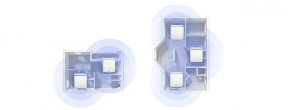 WiFi система D-Link M32-2 EAGLE PRO AI AX3200 Mesh WiFi (2шт)