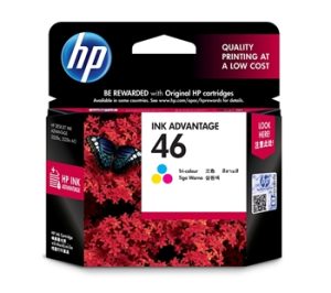 Картридж струменевий HP No.46 Ultra Ink Advantage Tri-color (CZ638AE)