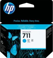 Картридж струйный HP No.711 DesignJet 120/520 Cyan (CZ130A)