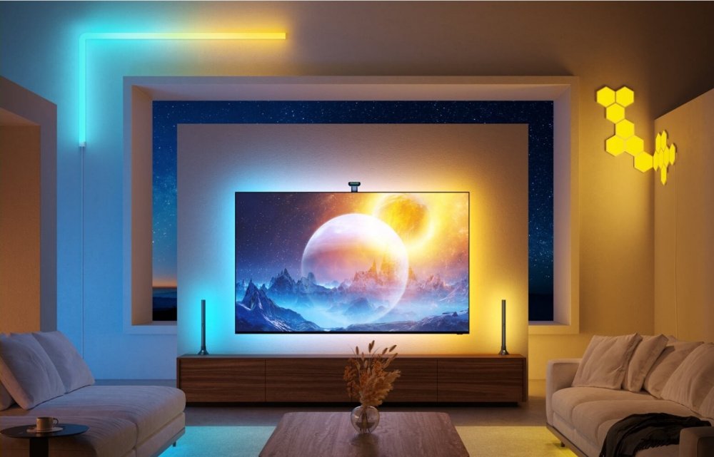 Набір адаптивного підсвічування Govee H605C Envisual TV Backlight T2 with Dual Cameras 75-85« RGB Чорний (H605C312)