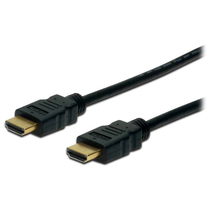 Кабель Digitus HDMI High Speed + Ethernet (AM/AM) 2.0m, Black (AK-330114-020-S)