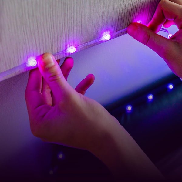 Smart LED Гірлянда Twinkly Dots Lights RGB 400 Gen II, IP44, 20м, прозорий кабель (TWD400STP-TEU)